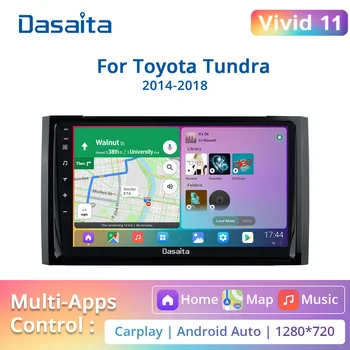 Dasaita Vivid для Toyota Tundra 2014 2015 2016 2017 2018 android 9 