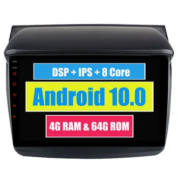 Автомобильная Мультимедийная Система RoverOne Android 10 Для Mitsubishi Triton L200 Pajero Sport Montero Sport Radio Стерео DVD GPS Навигация