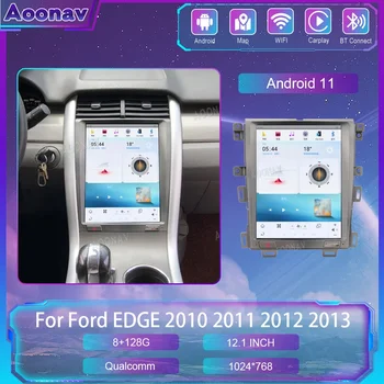 12,1-дюймовая автомагнитола Android 11 для Ford EDGE 2010 2011 2012 2013, автомагнитола Carplay, мультимедийный плеер Carplay