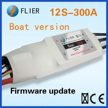 Бесщеточный esc Flier с водяным охлаждением 12S 300A для радиоуправляемой лодки с программирующими USB-проводами
