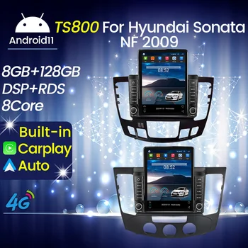 4G LTE Android 10 Экран Автомобильный Мультимедийный Плеер для Hyundai Sonata NF 2008-2010 Радио Навигация Стерео Без 2din 2 Din DVD