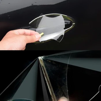 5шт Невидимая наклейка на ручку двери автомобиля в виде кишечника для Mitsubishi Mirage Samurai ASX Outlander Pajero Eclipse Grandis FORTIS