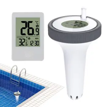 Беспроводные термометры для бассейна Дистанционные плавающие термометры Водонепроницаемые, легко считываемые, высокоточные для бассейнов с гидромассажем