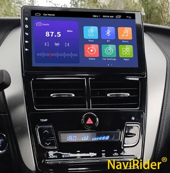 Автомобильный радиоприемник с 13-дюймовым экраном Android, Мультимедийный видеоплеер для Toyota Vios Yaris 2017 2018 2020 2021, Автомобильная стереосистема с GPS-навигацией, Carplay