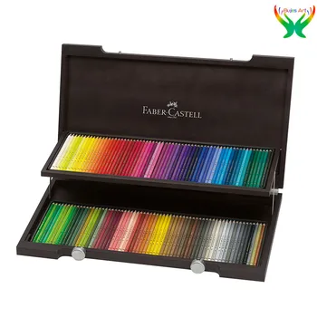оригинальный масляный цветной карандаш 120 г Германия Faber-Castell ручная роспись профессиональный цветной карандаш для рисования в деревянной коробке для начинающих