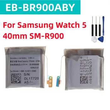 Новый Аккумулятор 276 мАч EB-BR900ABY Аккумулятор Для Samsung Watch 5 40 мм SM-R900 Смарт-Часы Батареи + Бесплатные Инструменты