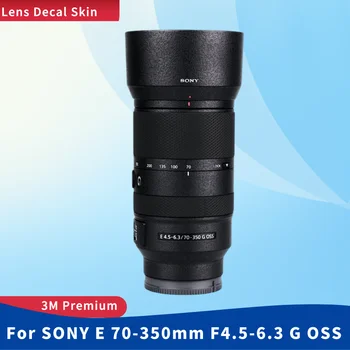Для SONY E 70-350 мм F4.5-6.3 Г OSS Наклейка на кожу Виниловая Оберточная пленка Объектив камеры Корпус Защитная Наклейка Защитное покрытие F4.5-6.3 \70350 Г