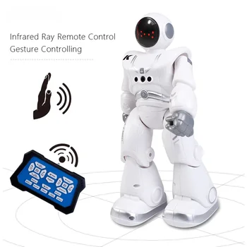 Радиоуправляемый робот, воспринимающий Интеллектуальные игрушки с дистанционным управлением, Программирующий Образовательные Музыкальные Танцевальные роботы, игрушка для автоматического следования жестам
