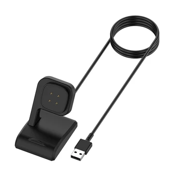 Смарт-Браслет Замена Зарядного Кабеля USB Зарядное Устройство для Fitbit Versa 3/Fitbit Sense Зарядный Кабель Часы Адаптер Питания