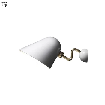 Современный настенный светильник в скандинавском стиле из белого металла для дома, светодиодное бра, настенные светильники, простая креативная гостиная, прикроватная тумбочка в спальне, Проход в коридоре