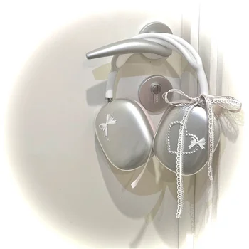 Новый Корейский Защитный чехол Bowknot Love Heart Для наушников Airpods Max, Прозрачный Силиконовый Чехол Для наушников Apple Airpods Max