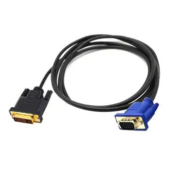 Конвертер кабеля видеоадаптера Dual Link DVI-I DVI в VGA D-Sub