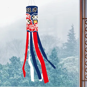 Водонепроницаемые флаги направления ветра, Подвесной баннер, 100 см, Японская ловля карпа, украшения для ветровых носков, ремесло для ресторана, Суши, сада