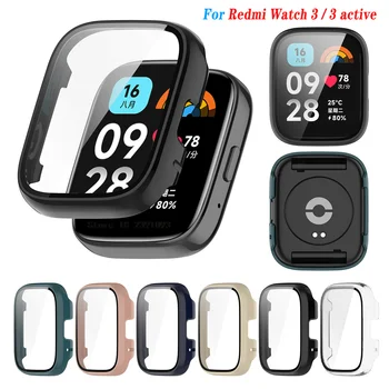 Жесткий чехол для ПК Redmi Watch 3 Active Full Cover, Защитный Бампер для Xiaomi Redmi Watch 3/Active/Mi Watch Lite 3 Cover