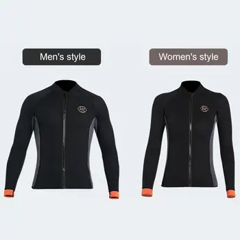 ПОГРУЖЕНИЕ И ПЛАВАНИЕ Взрослые Мужчины Женщины 3 мм неопреновый гидрокостюм, куртка, гидрокостюм для подводного плавания